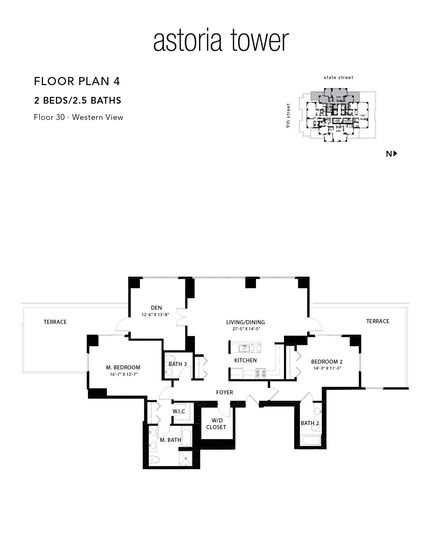 A black and white floor plan of the astoria tower.