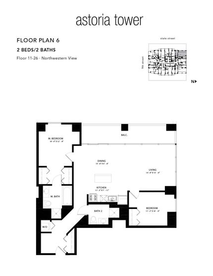 A black and white floor plan of a tower.