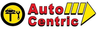 Red logo for "Demo Auto Repair" with wings, stars, and a circular design.