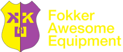 Fokker Awesome Equipment if you can dream it we can make it logo