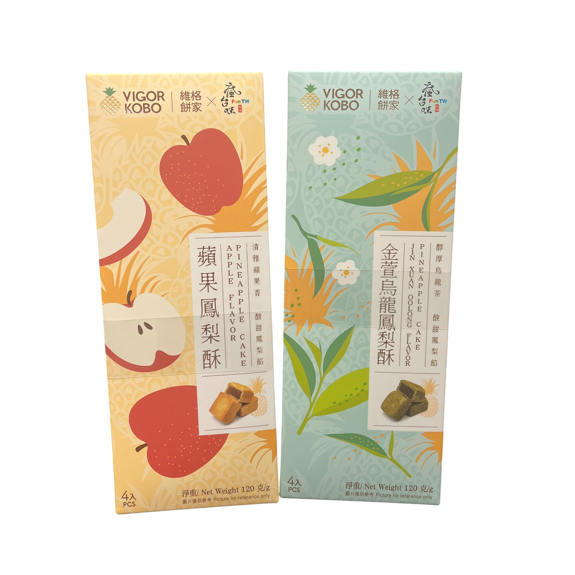 維格x瘋台味-鳳梨酥 (蘋果/金萱烏龍)