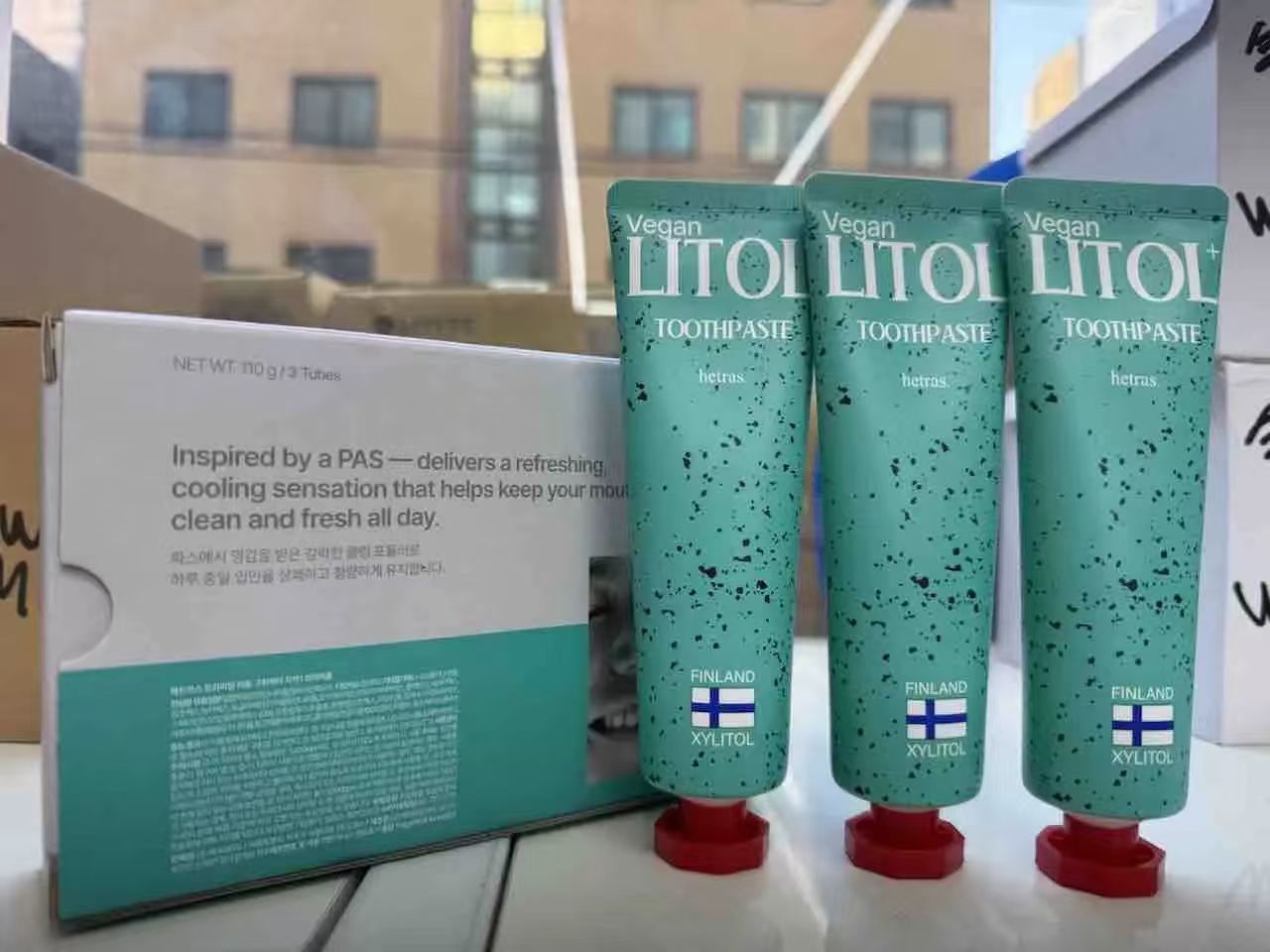 (需預訂)韓國 Hetras 強效除口臭專業清新牙膏 (1套3枝)