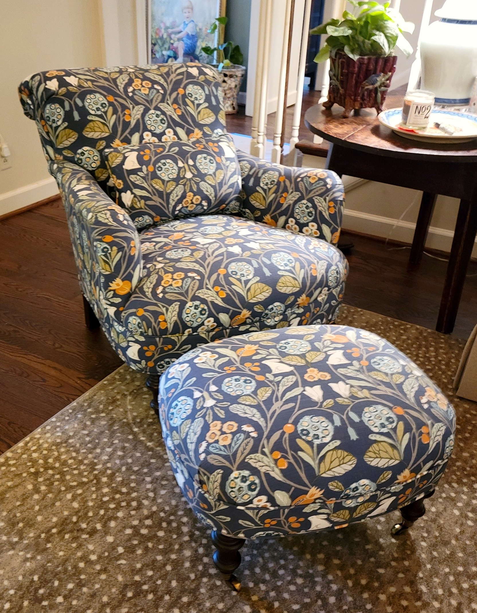 Chair Ottoman - Nashville, TN - John Stevens Upholstery
