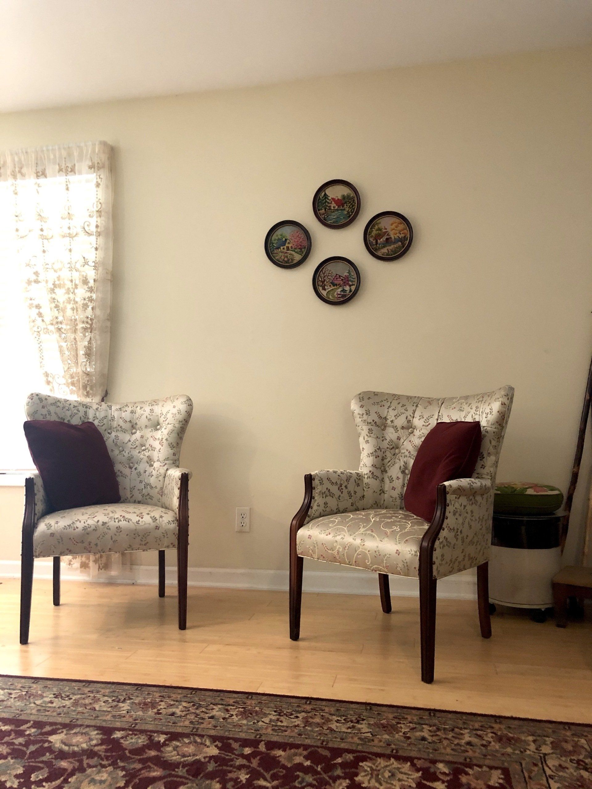 Two Tufted Chairs - Nashville, TN - John Stevens Upholstery
