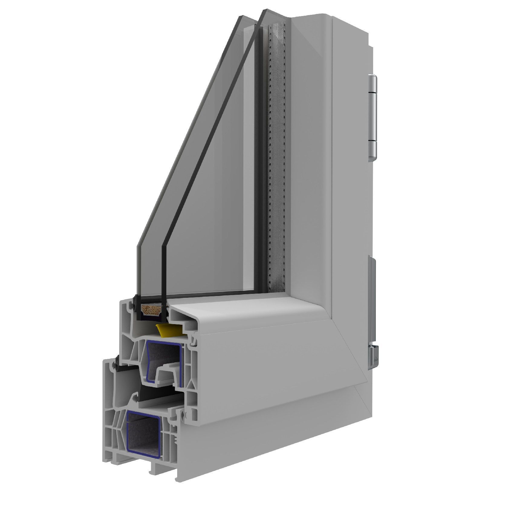 particolare Infissi PVC Win UP Roma