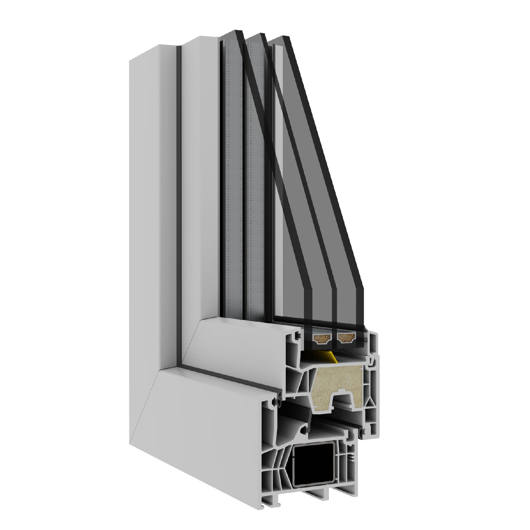 triplo vetro Infissi PVC Win UP Roma