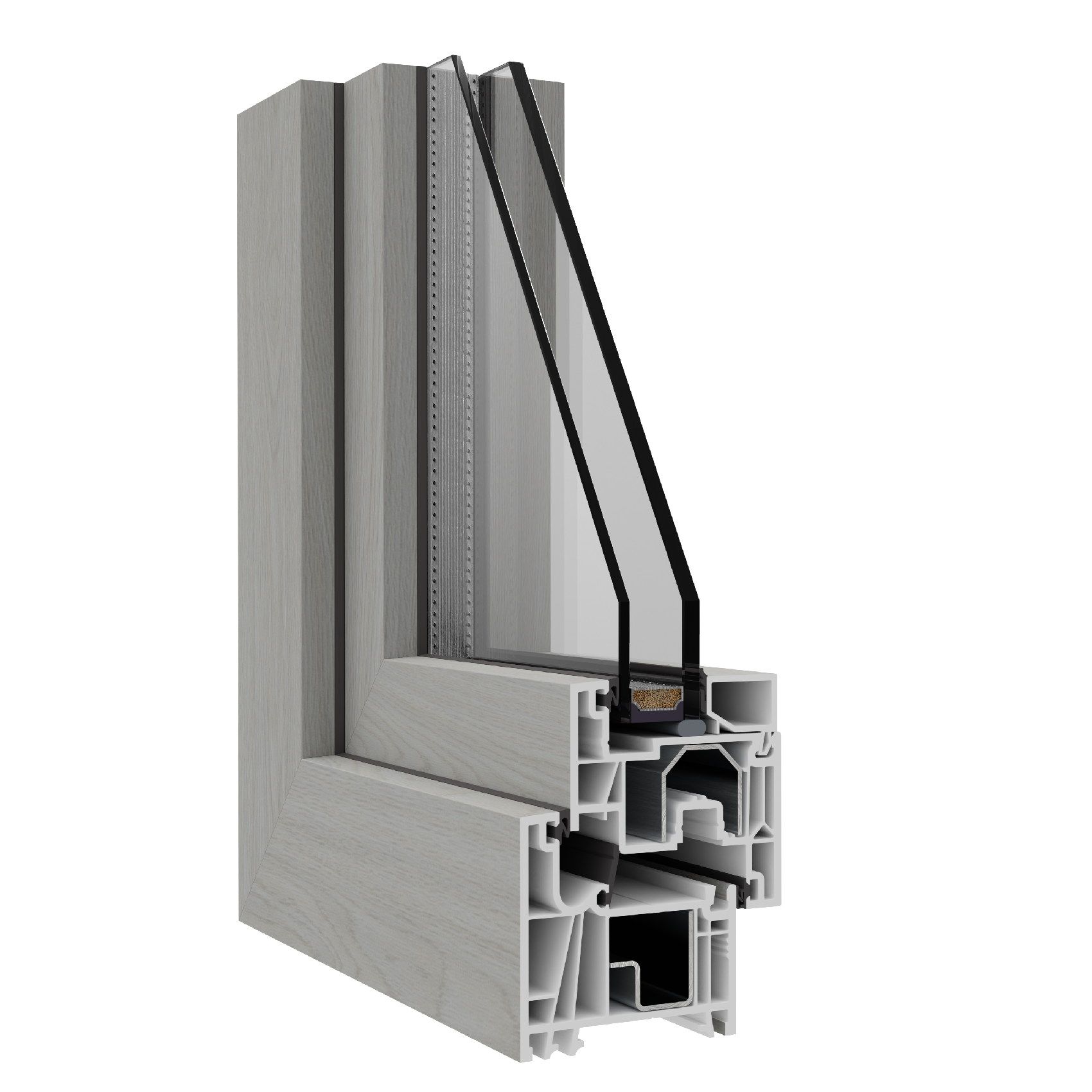 particolare Infissi PVC Win Box Roma