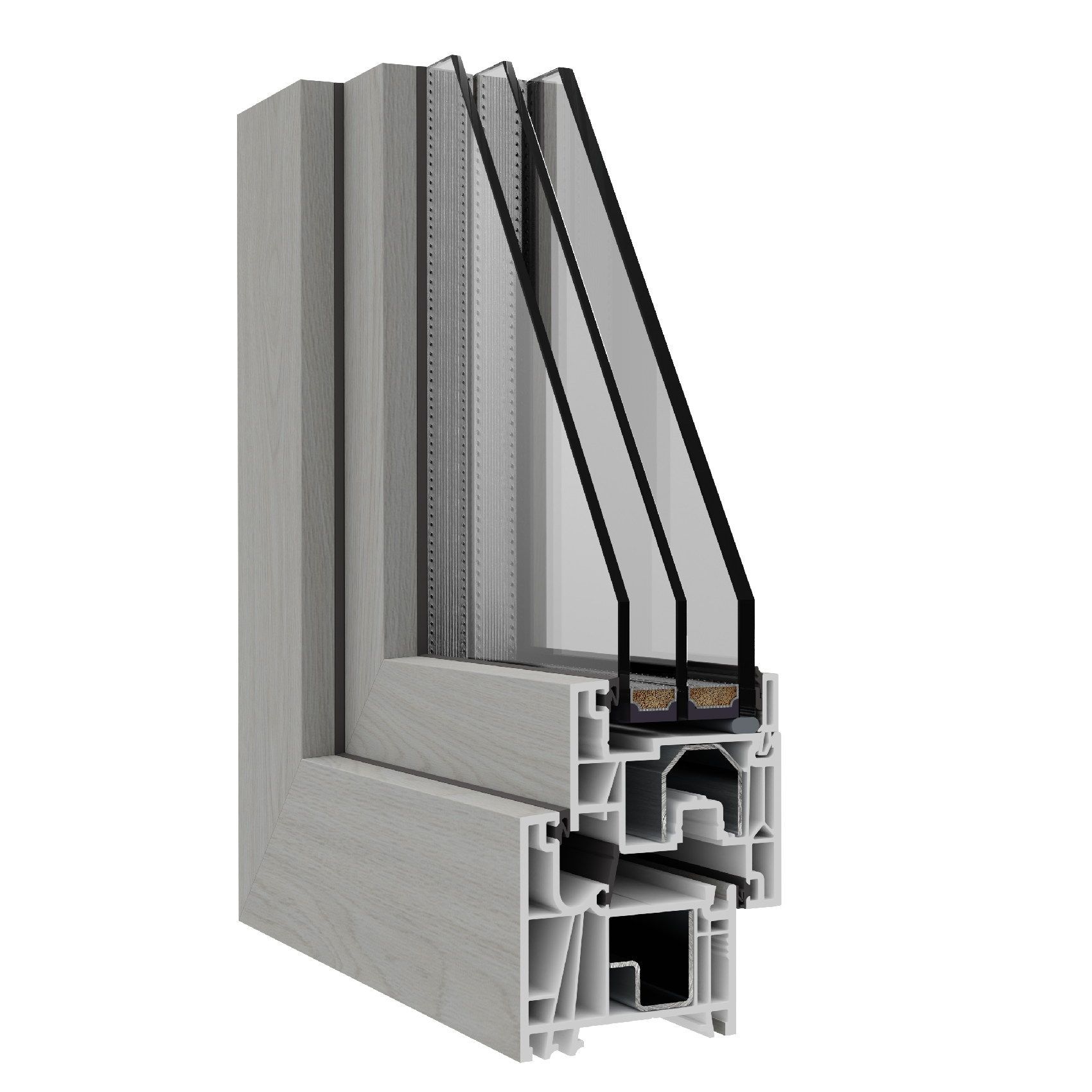 triplo vetro Infissi PVC Win Box Roma