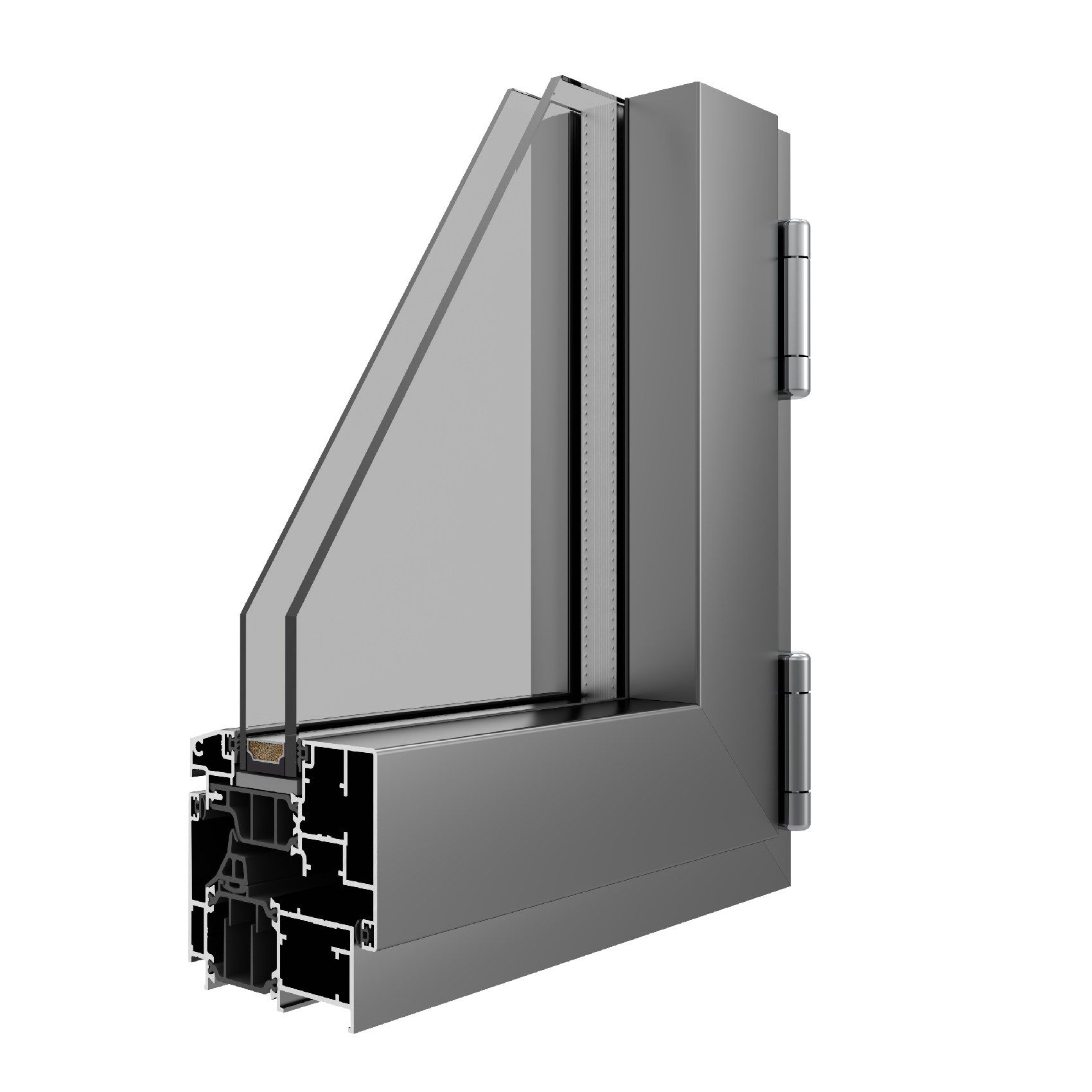 infissi alluminio Korus Roma Linear squadrato