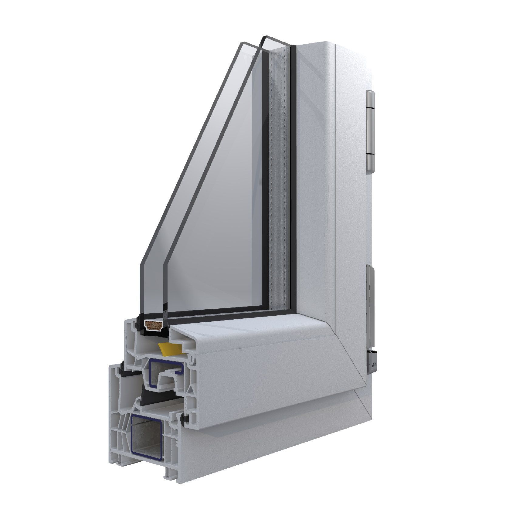 doppio vetro Korus Infissi in PVC Lumen Roma