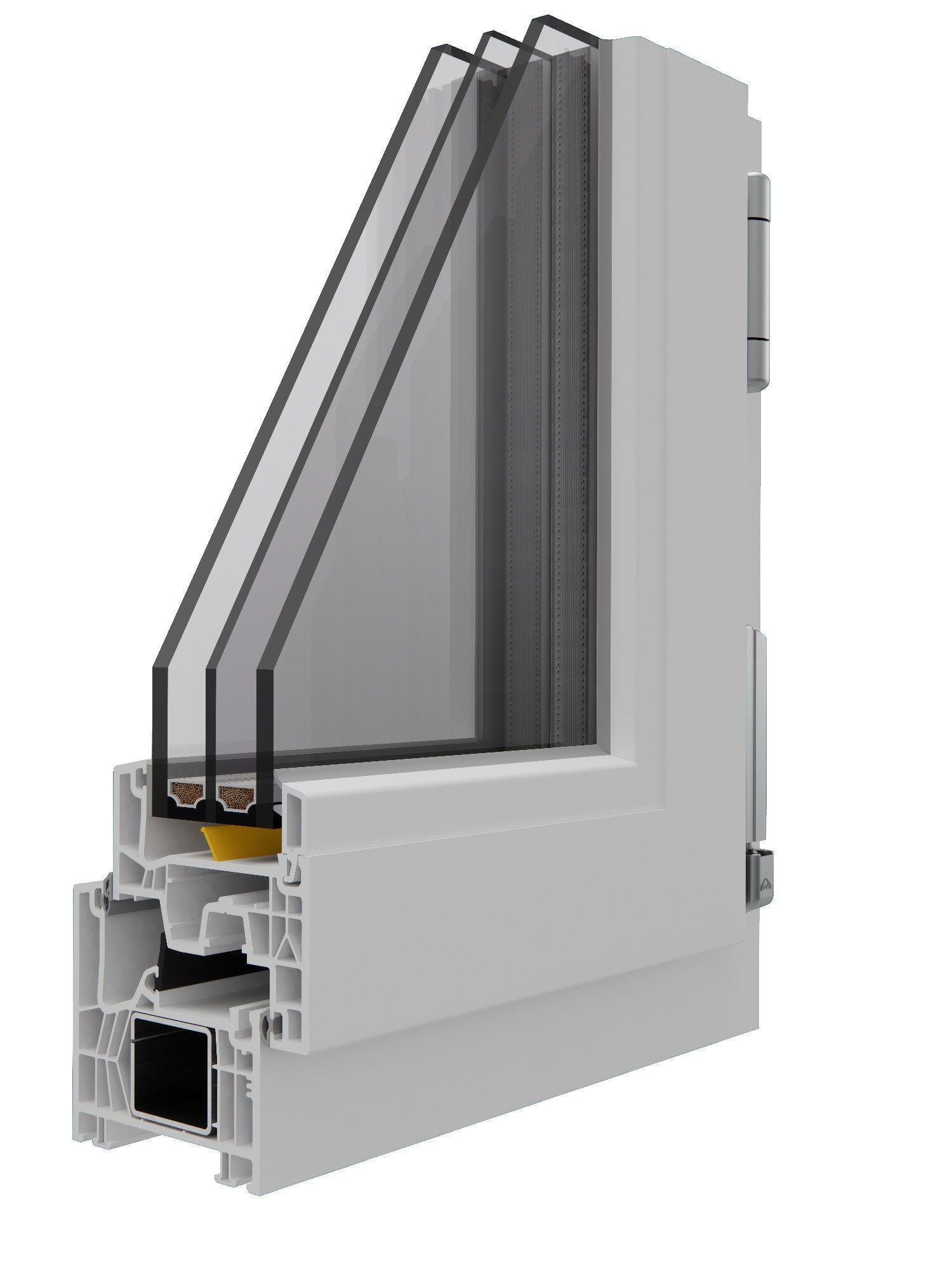 triplo vetro Korus Infissi in PVC Lumen Roma