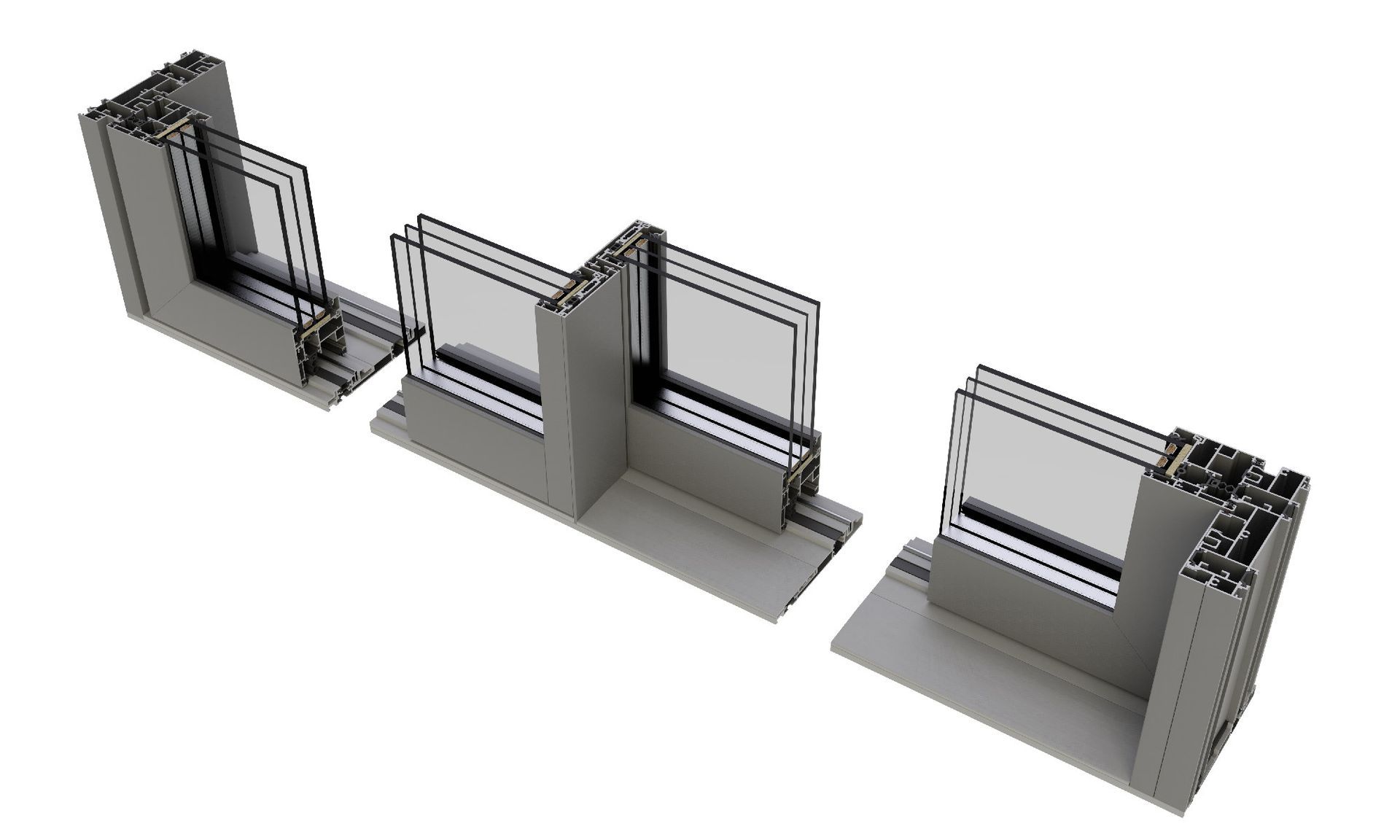 preventivi gratuiti Infissi scorrevoli vetrate in alluminio Lorus AIR SLIDE Roma