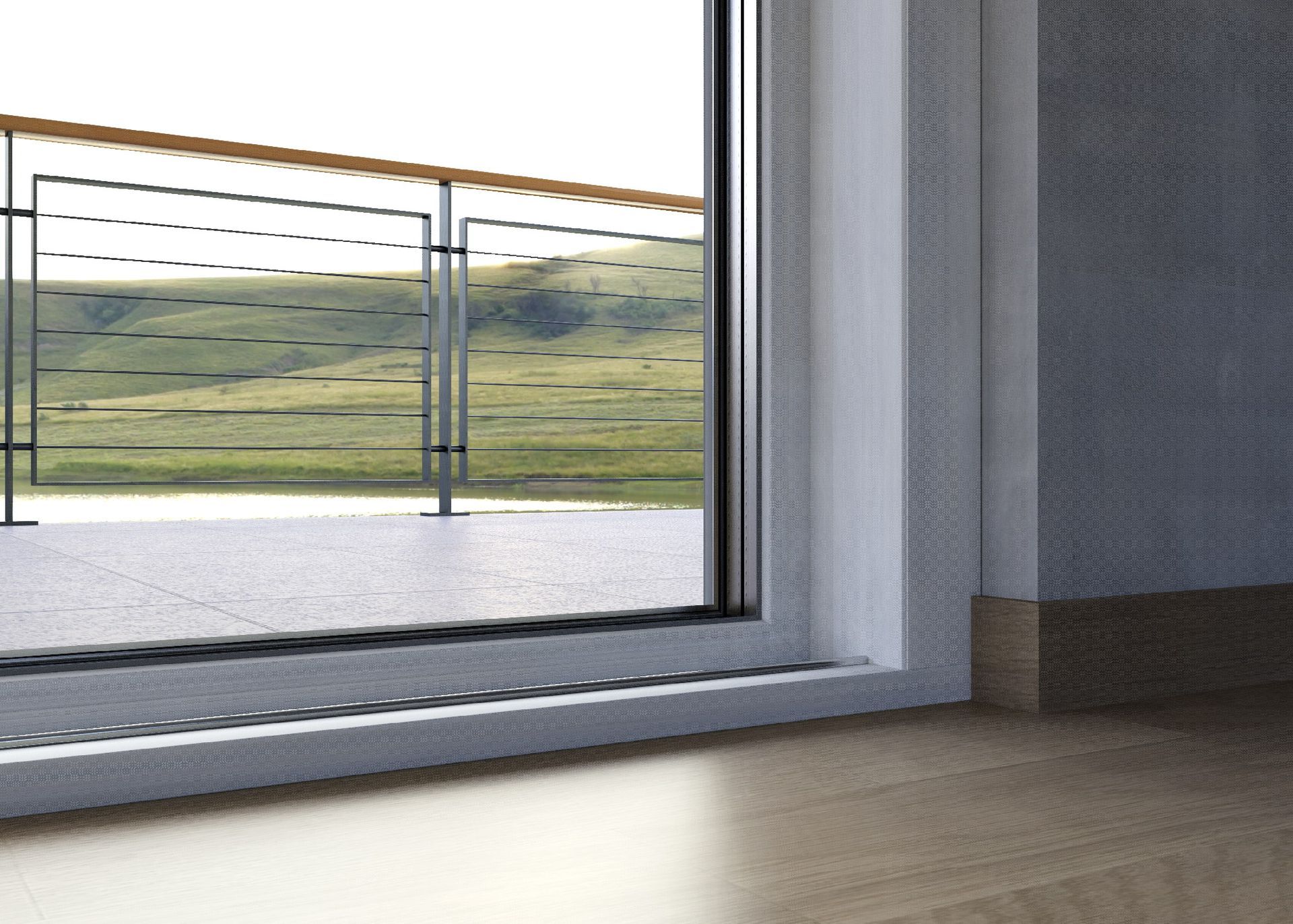 dettaglio Infissi scorrevoli PVC Korus 2RB Solution