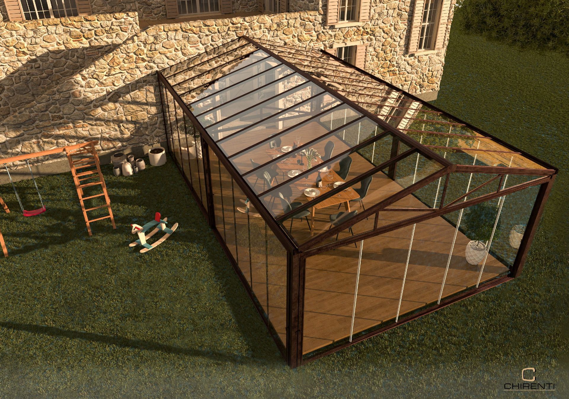 vetrate e pergotende Chirenti 2RB Solution Roma