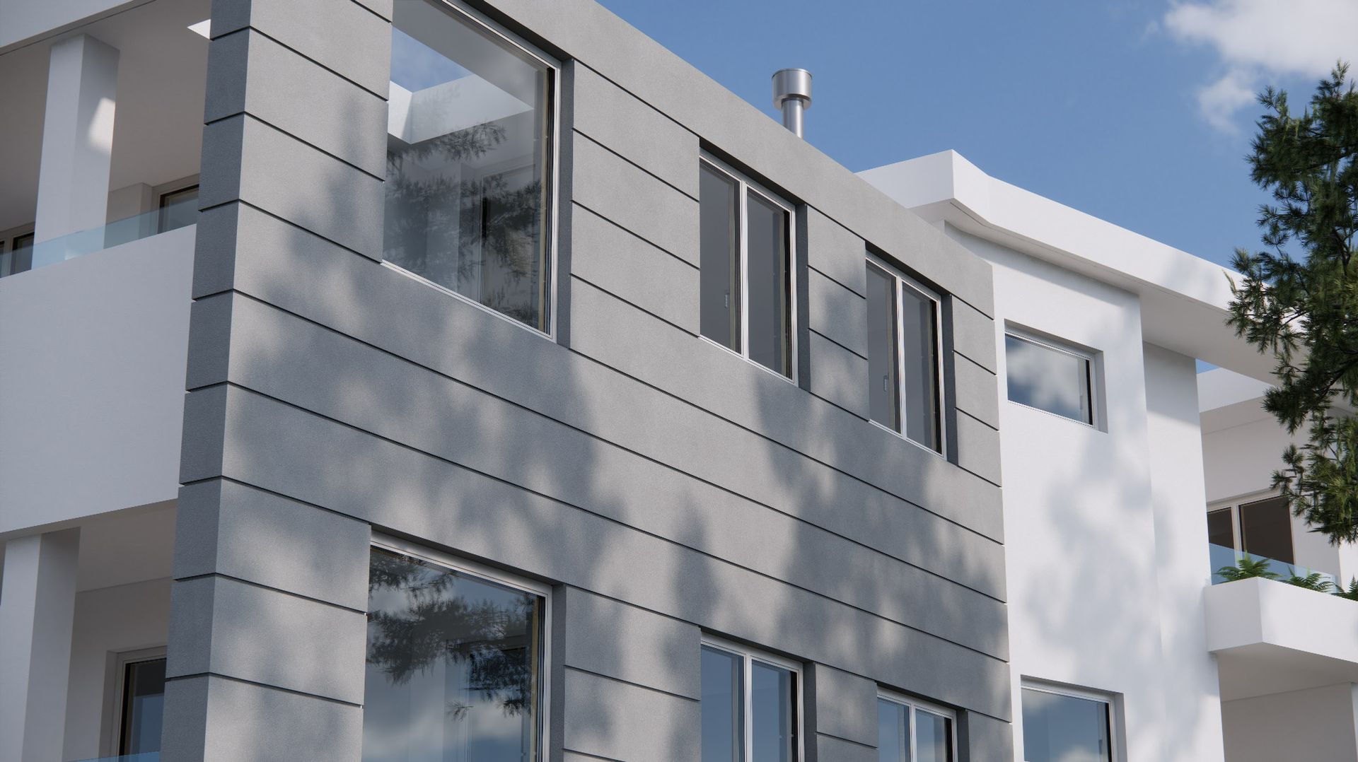 Infissi Korus Legno alluminio Skywood Evo Roma