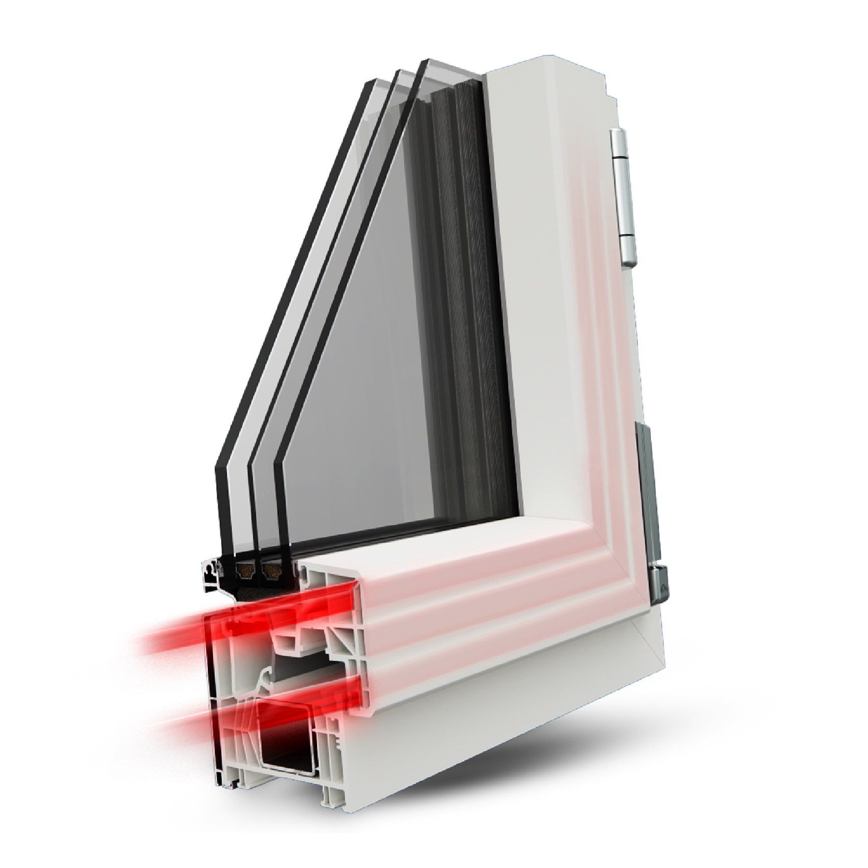 isolamento termico infissi in pvc alluminio Fiberk Roma Korus