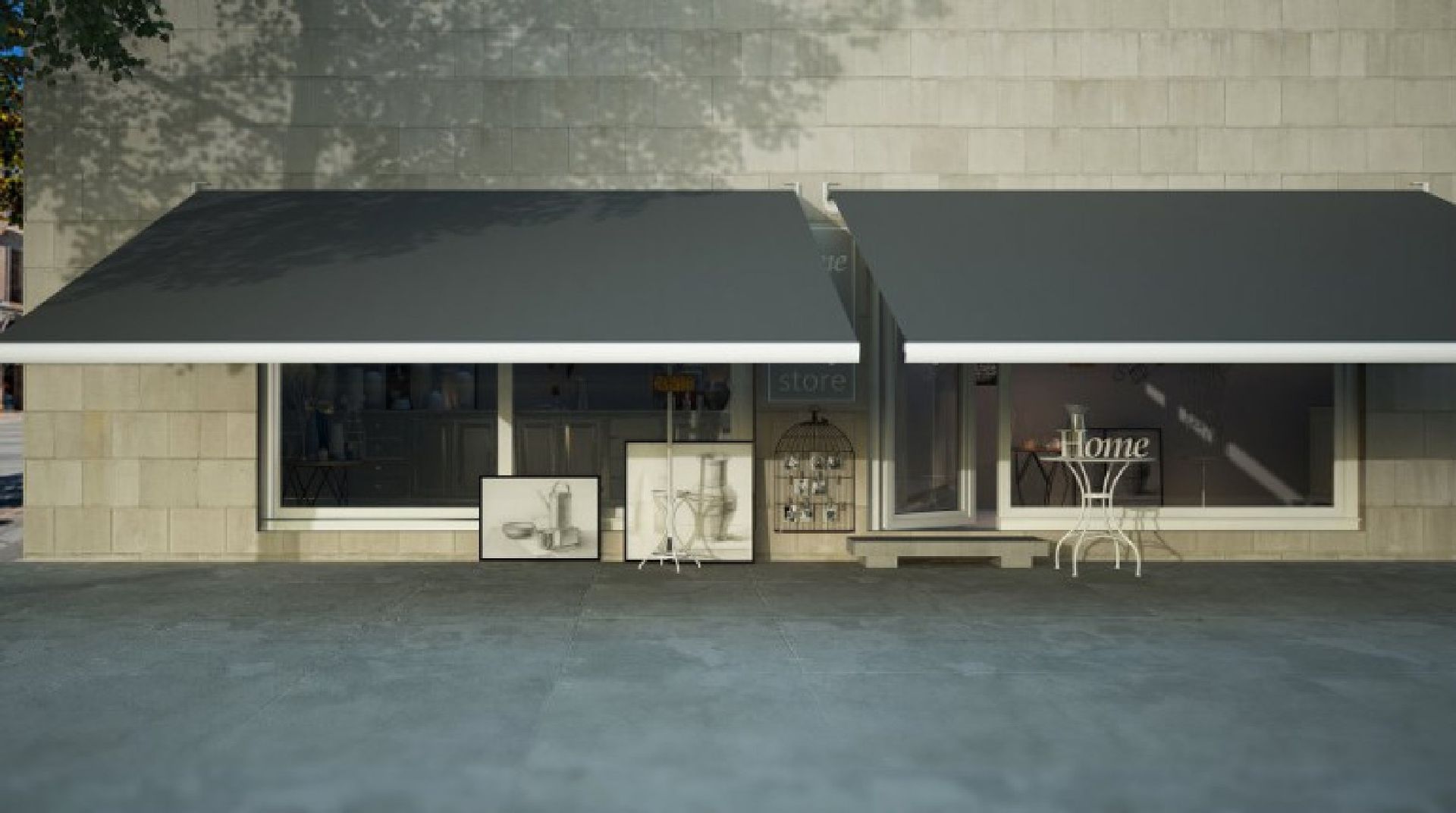 tende da sole negozio 2RB Solution Roma