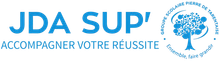 Logo JDA SUP header, Lycée Jeanne D'arc à Albertville, BTS CG et NDRC, initial et alternance