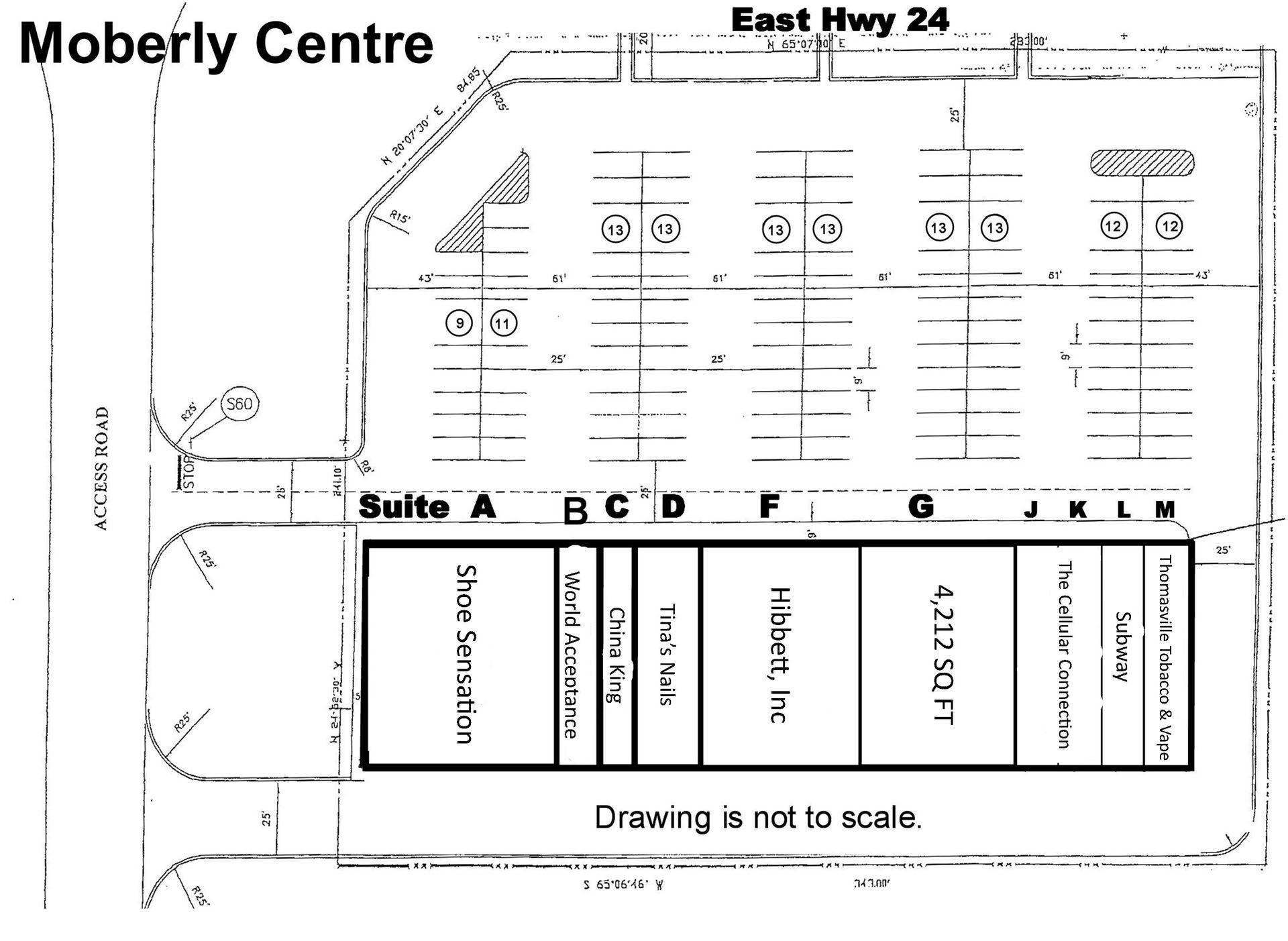 Moberly Centre Site Plan
