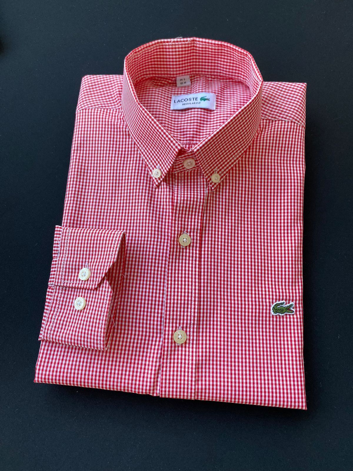 CAMISA DE RAYAS;LACOSTE