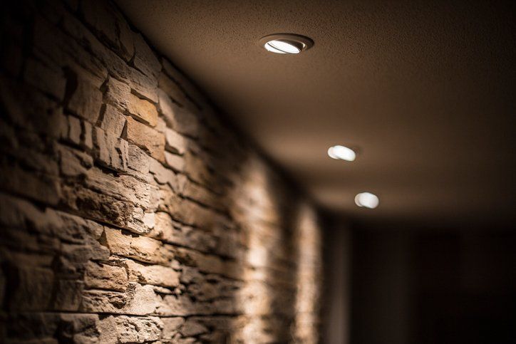 Recessed Lights on the Exterior of Home