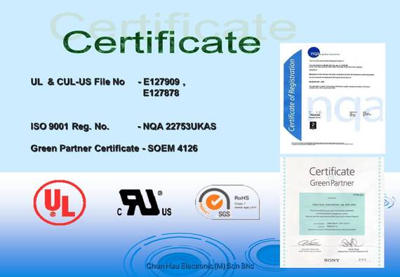 Wire Harness Manufacturer Malaysia - Chun Hau Electronic (M) Sdn. Bhd.