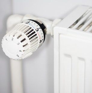 Dial on a radiator