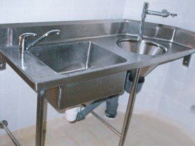 ייצור כיור נירוסטה