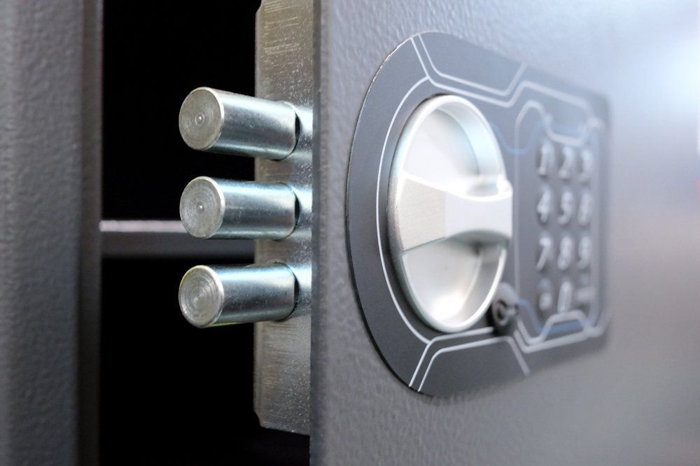Code Lock on The Safe Door — CTS Locksmiths in Maroochydore, QLD
