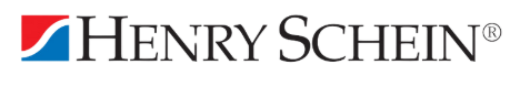 The henry schein logo is on a white background.