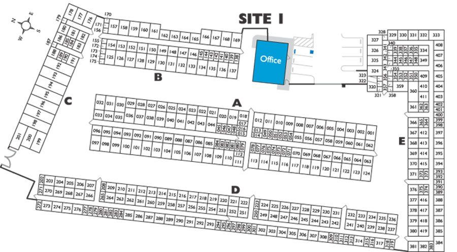 Variety of Storage Units in Stockton