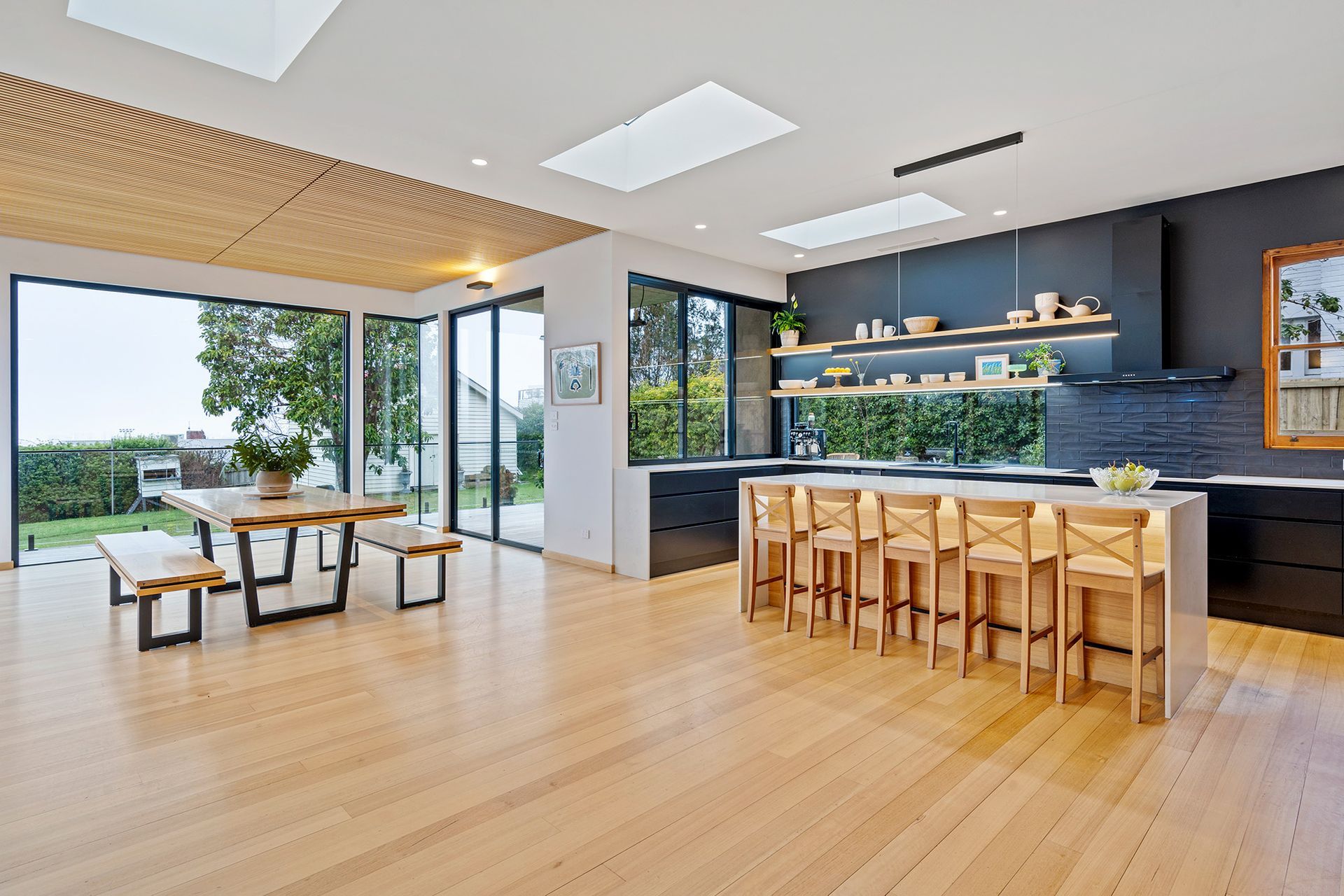 Newly renovated kitchen dining room