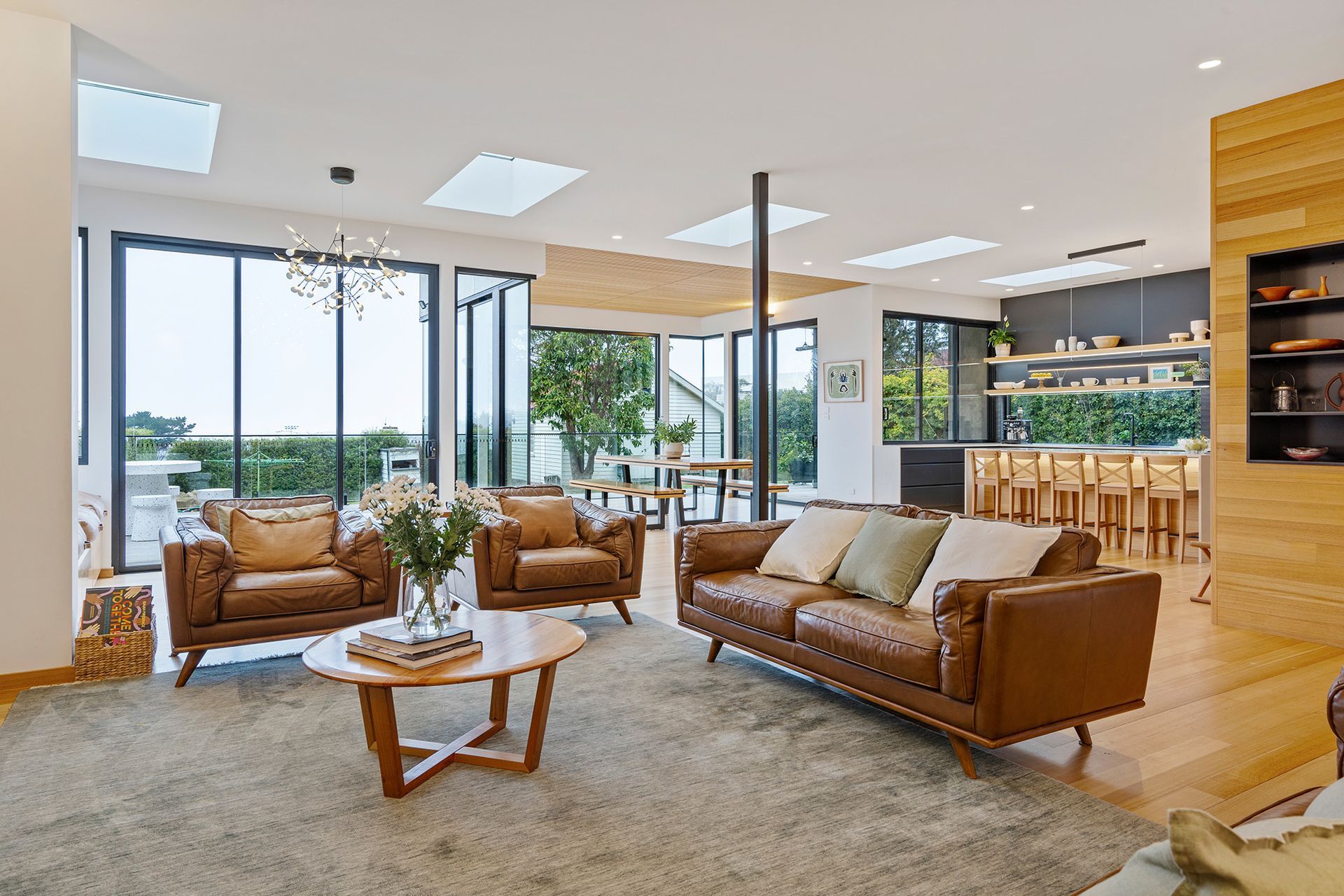 modern renovated living room