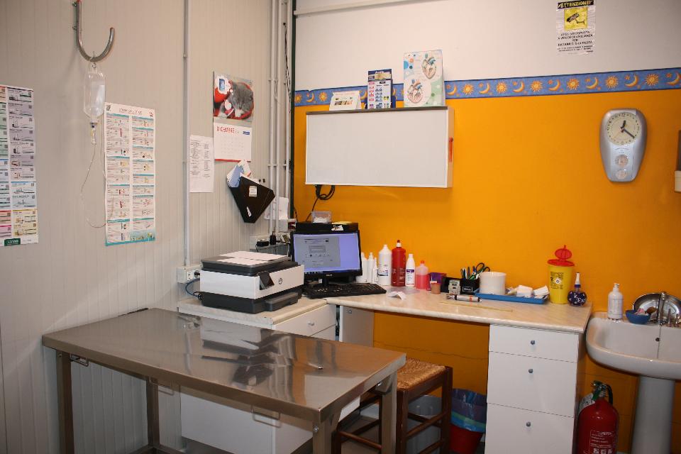 Sala vaccinazioni animali
