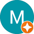 A teal circular icon featuring a white capital letter