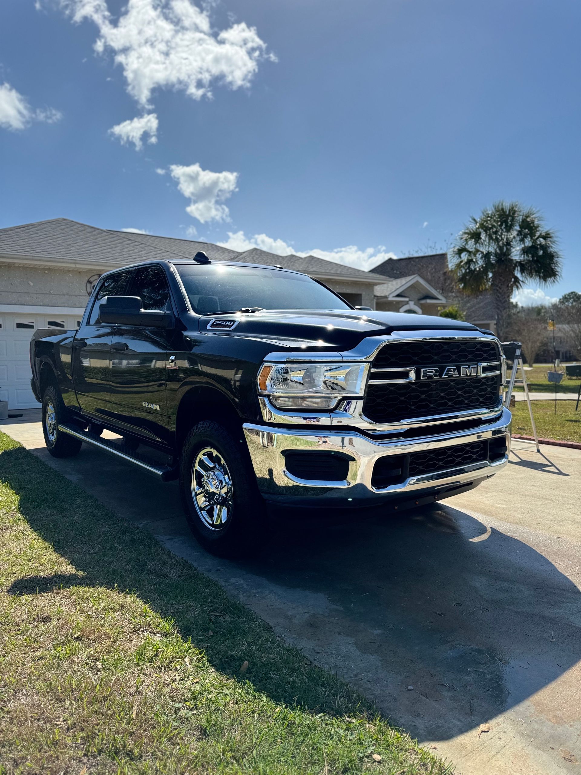 The interior of a honda ridgeline is shown with the door open.