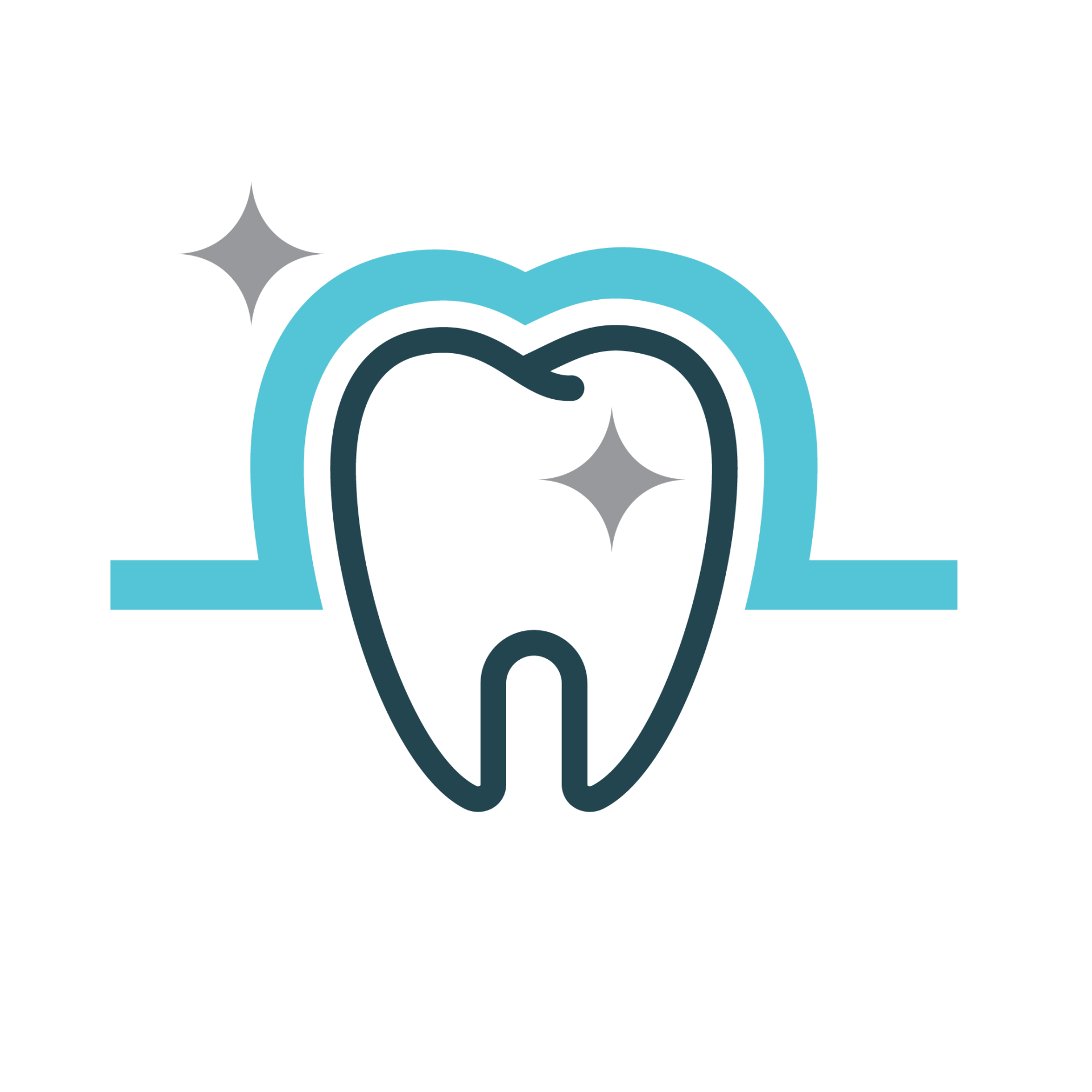 Tooth protection and cleaning icon