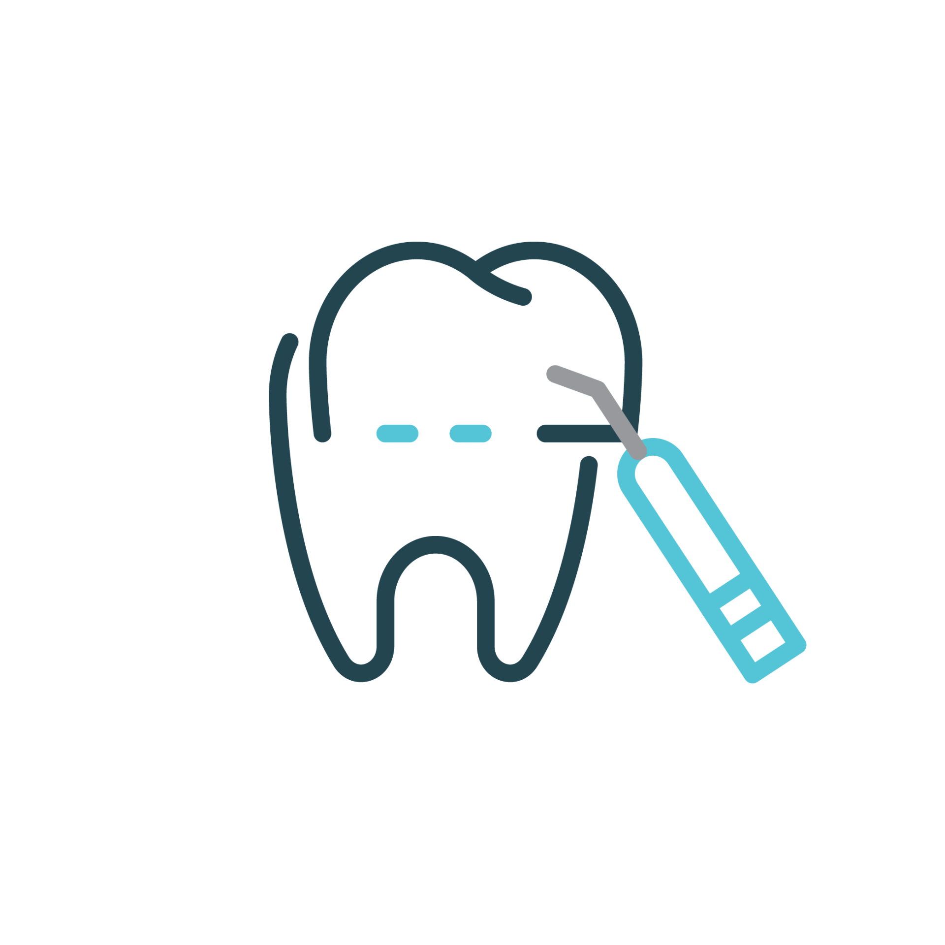 Dental bonding icon