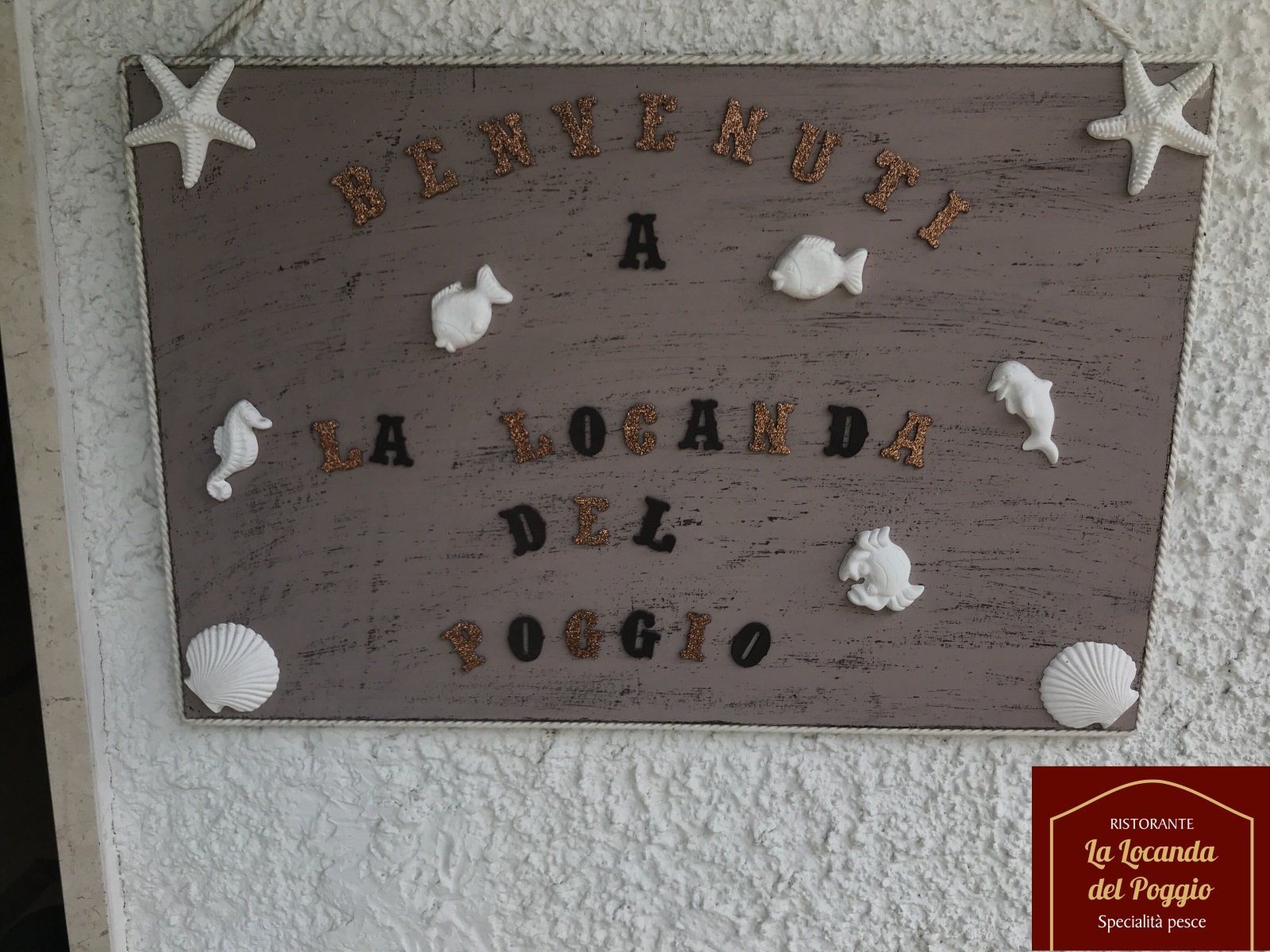 Messaggio di benvenuto della locanda