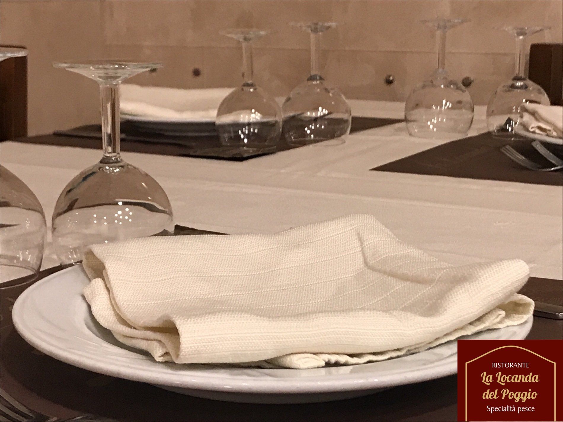 Mis en plas del ristorante