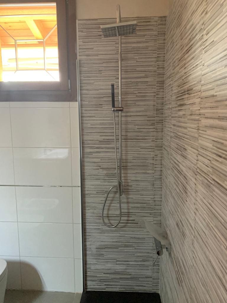 Bagno con nuovo impianto termoidraulico
