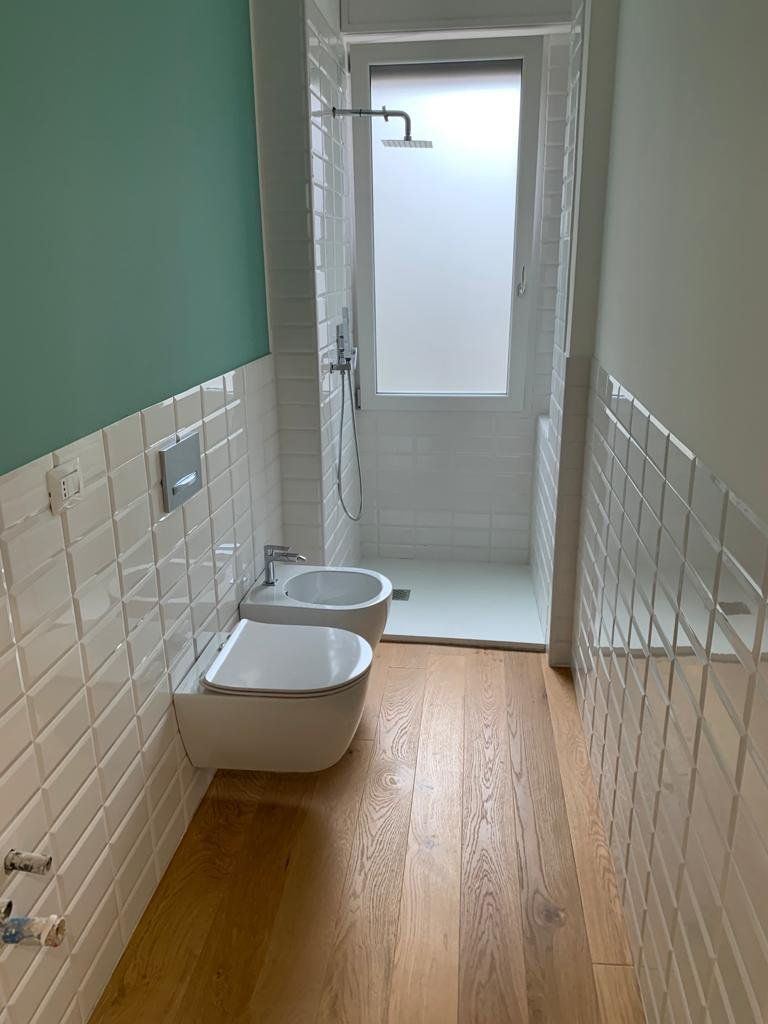 Bagno con nuovo impianto idraulico