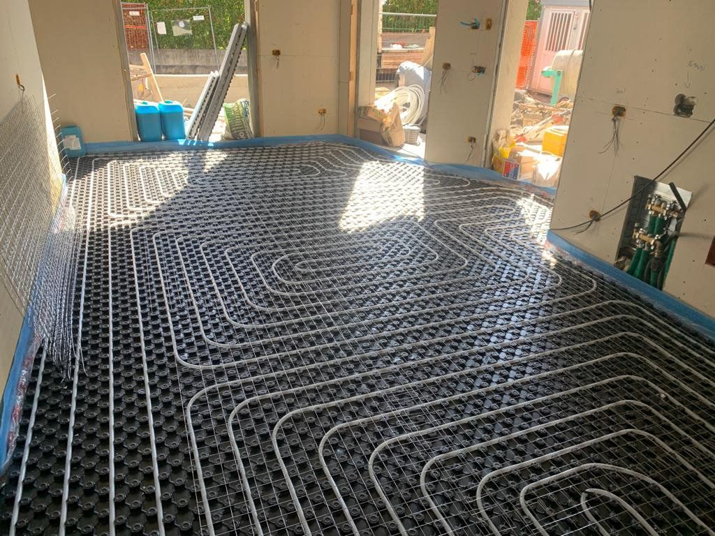 impianto di riscaldamento a pavimento