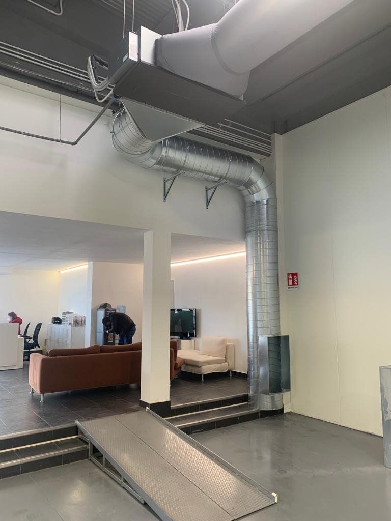 Impianto di climatizzazione industriale