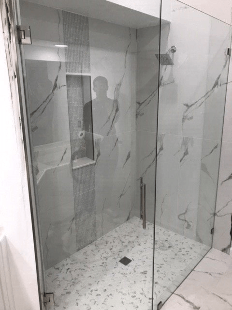 Newly Repaired Shower Enclosure — Naples, FL — Luxurious Glass LLC