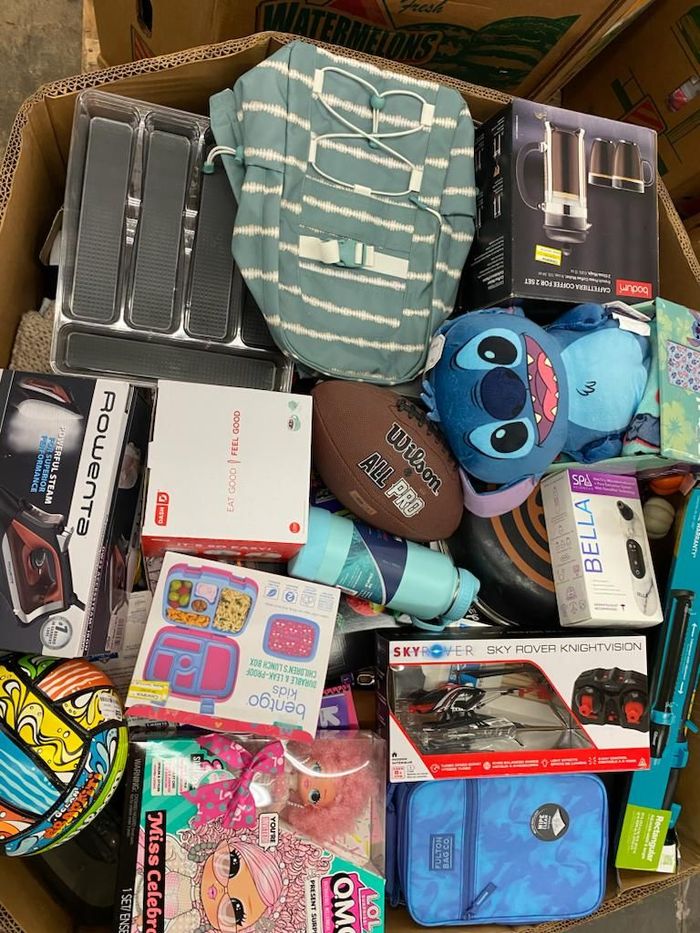 truckload of high piece merchandise from target for bin stores.