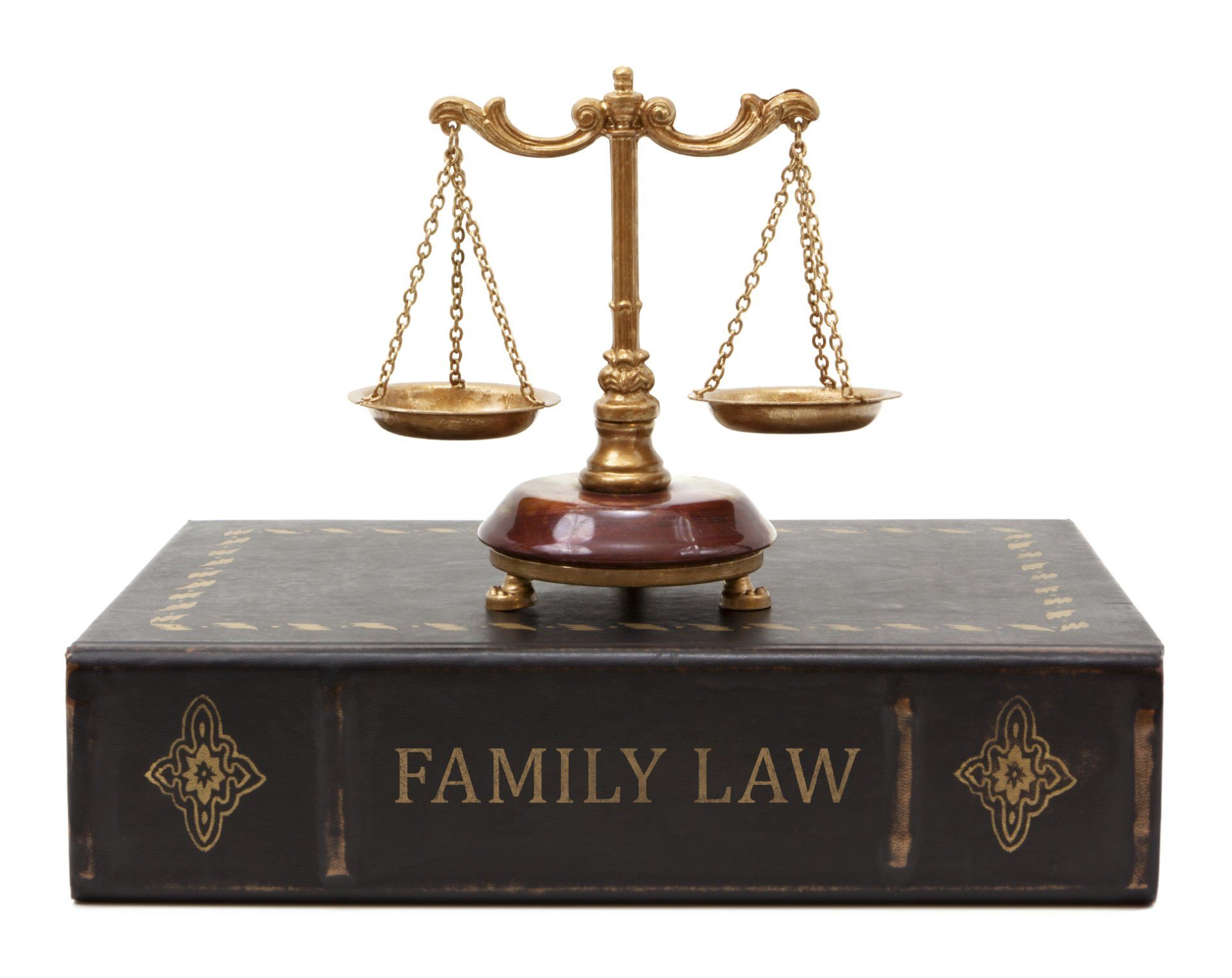Family Law —  Family Law Book with Scales of Justice in Mount Orab, OH