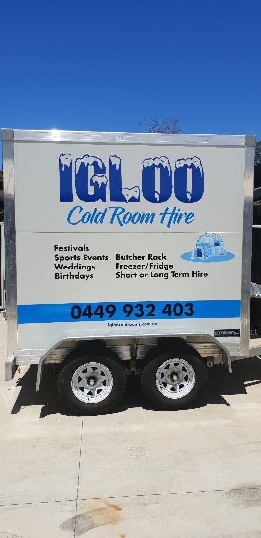Igloo cold room trailers for hire logan
