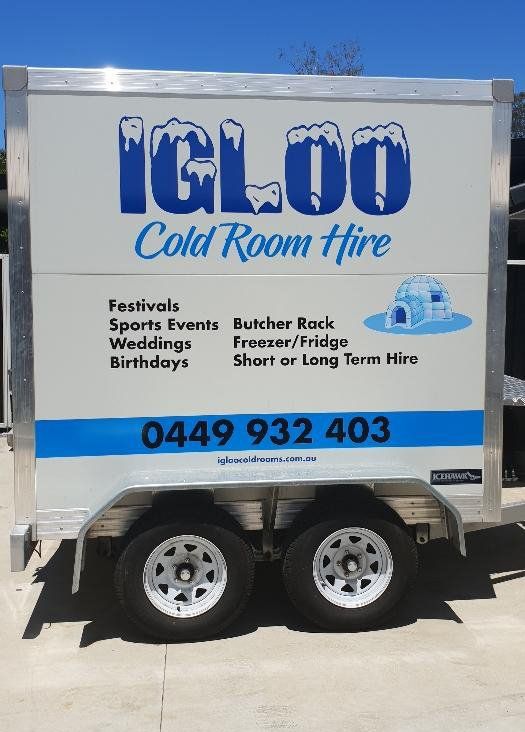 Igloo cold room trailers for hire beenleigh