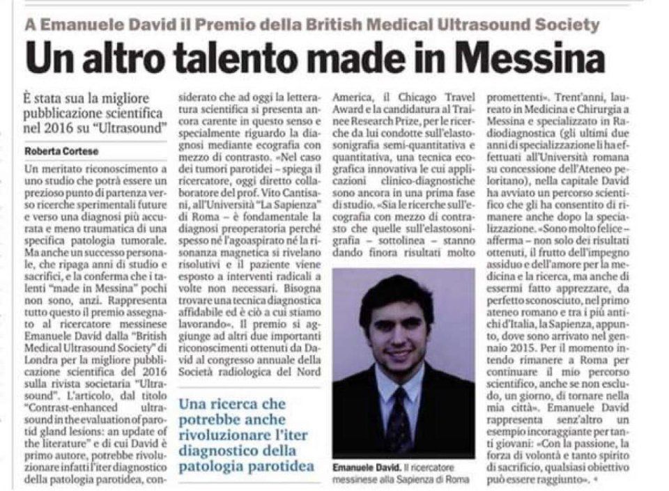 Articolo di giornale